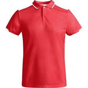 Roly Childrens/Kids Tamil Short-Sleeved Polo Shirt / Red/White